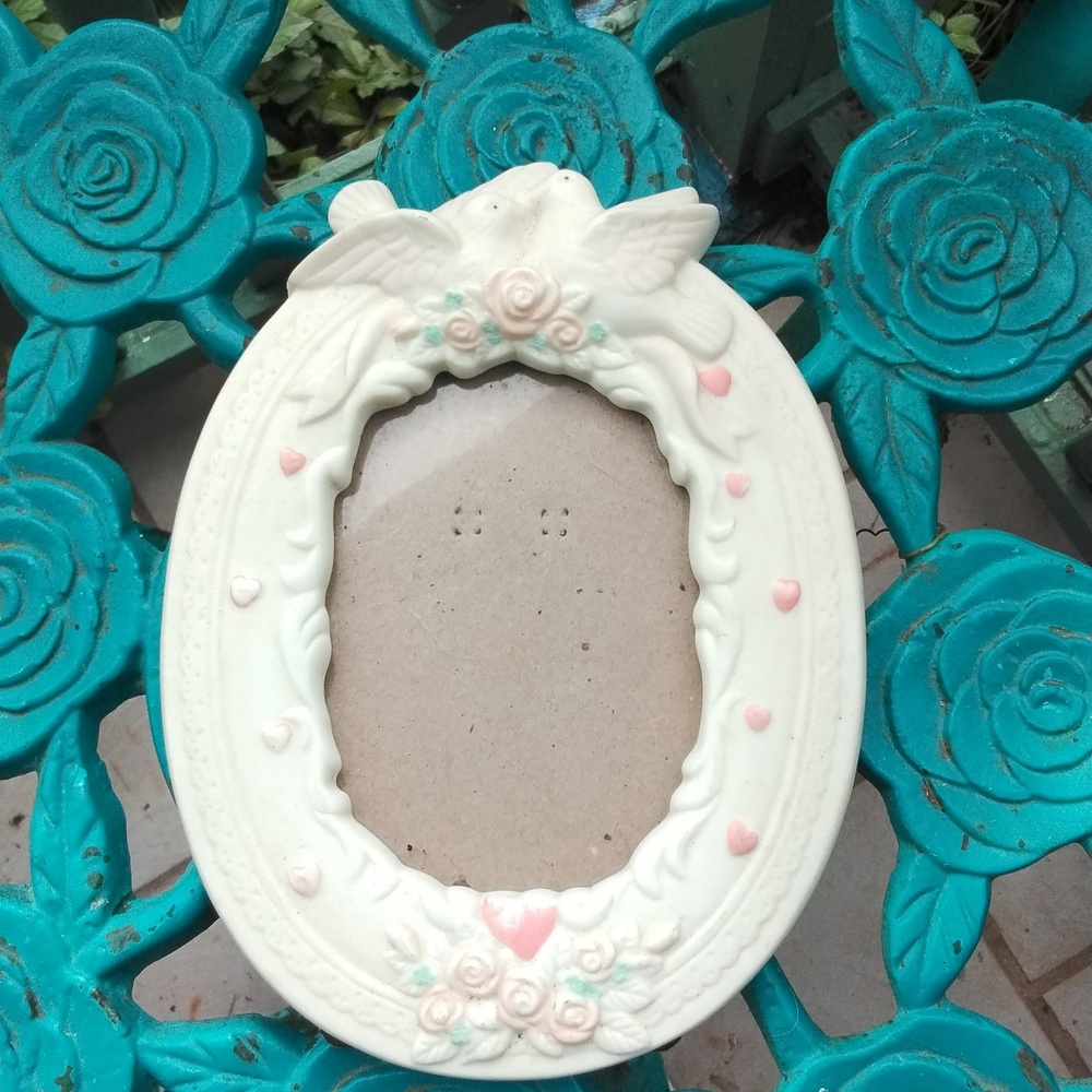 Baby's first picture ceramic picture frame
